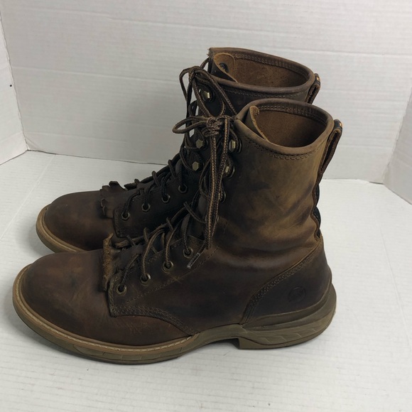Double H HH Boots Mens 12 EZ Raid Comp Steel Toe Phantom Rider Work Brown - Picture 1 of 14
